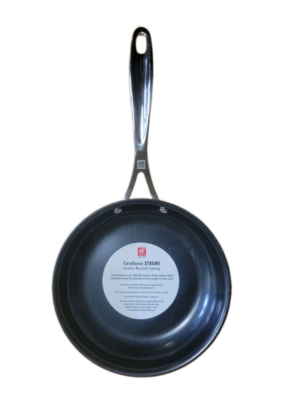 NEW Zwilling 8" 3 mm Clad CFX Ceraforce Xtreme Fry Pan Induction electro gas
